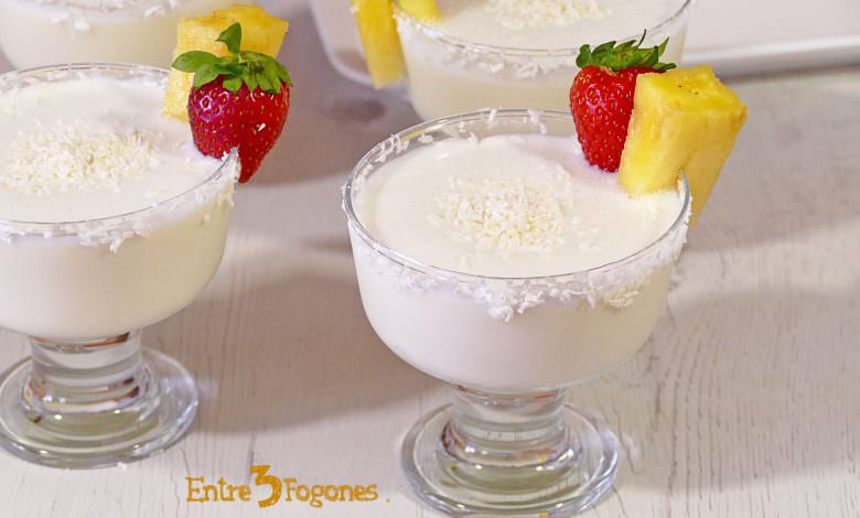 Piña Colada Fácil sin Alcohol