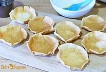 Tulipas Crujientes para servir Helado