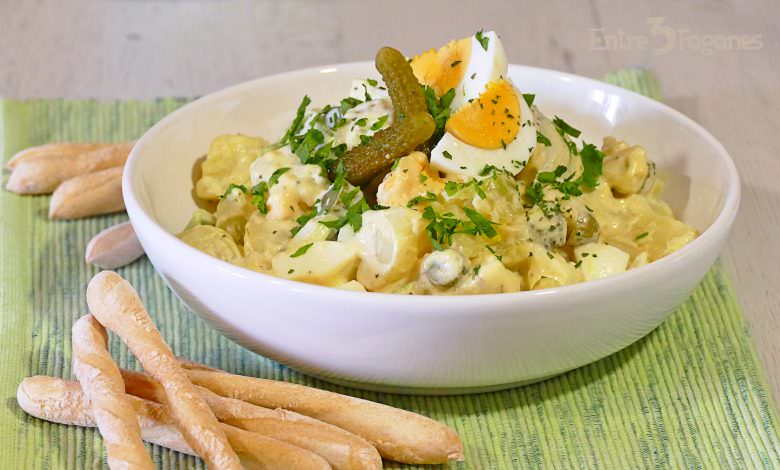 Ensalada Americana de Patata y Huevo