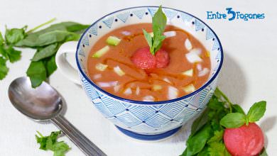 Gazpacho de Sandía Thermomix