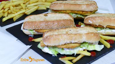 Bocadillo Long Chicken Casero