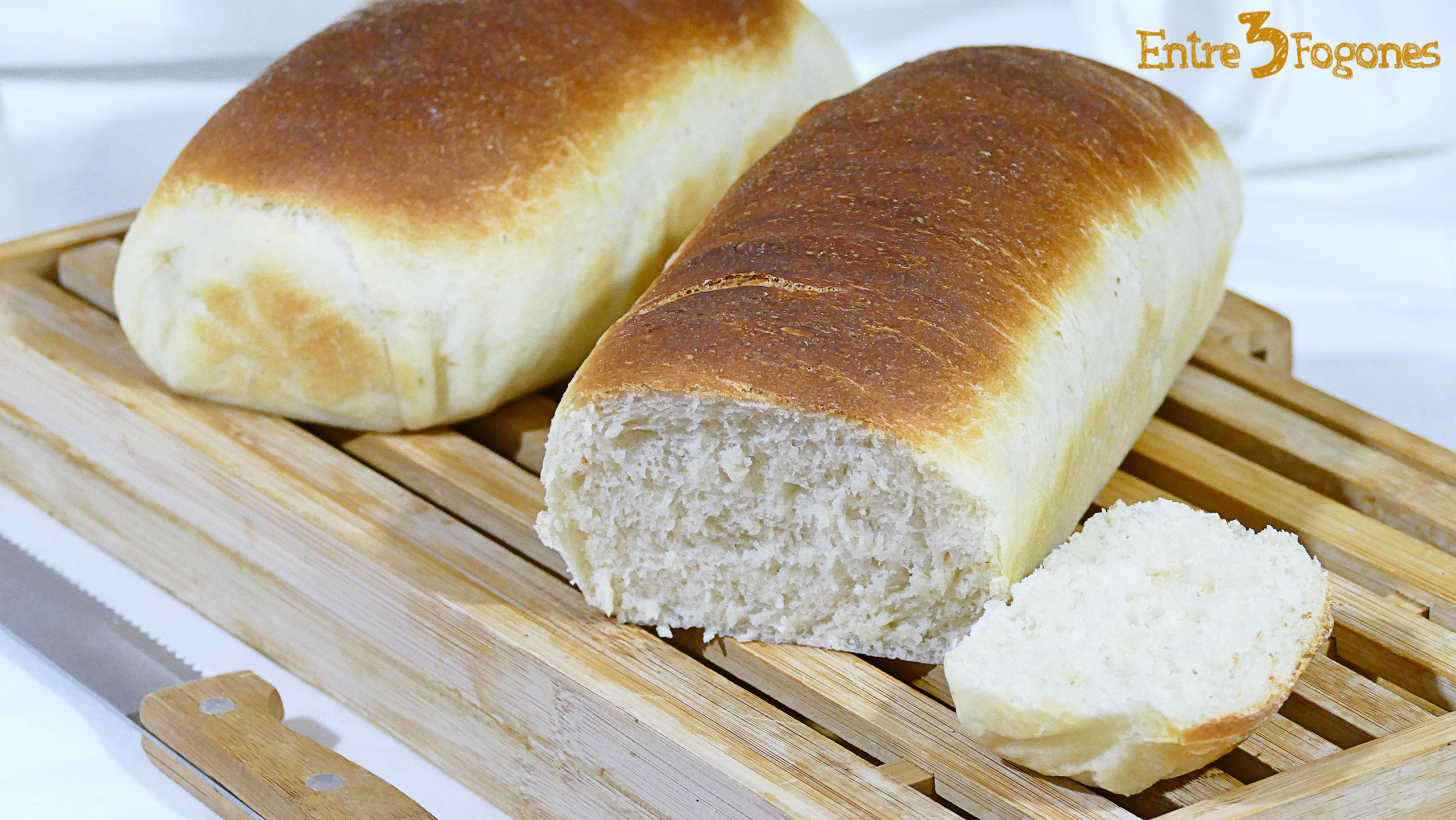 Pan de Molde Blanco Casero y Tierno