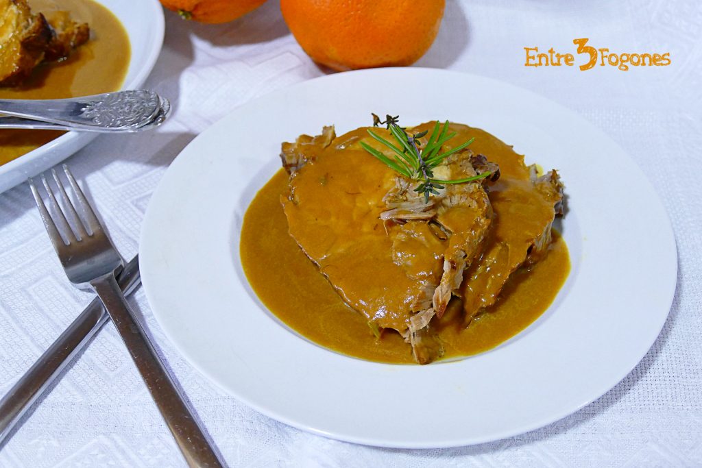 Cinta de Lomo en Salsa de Naranja y Miel