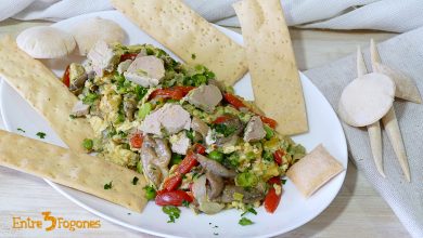 Revuelto de Setas con Foie y Huevo
