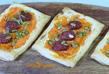 Hojaldres Rellenos de Chorizo y Batata