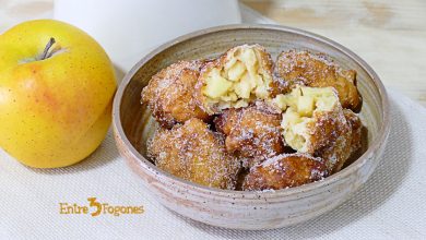 Receta Fácil de Buñuelos de Manzana