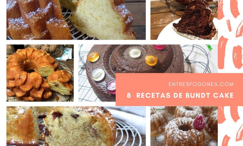 8 Deliciosas Recetas de Bundt Cake
