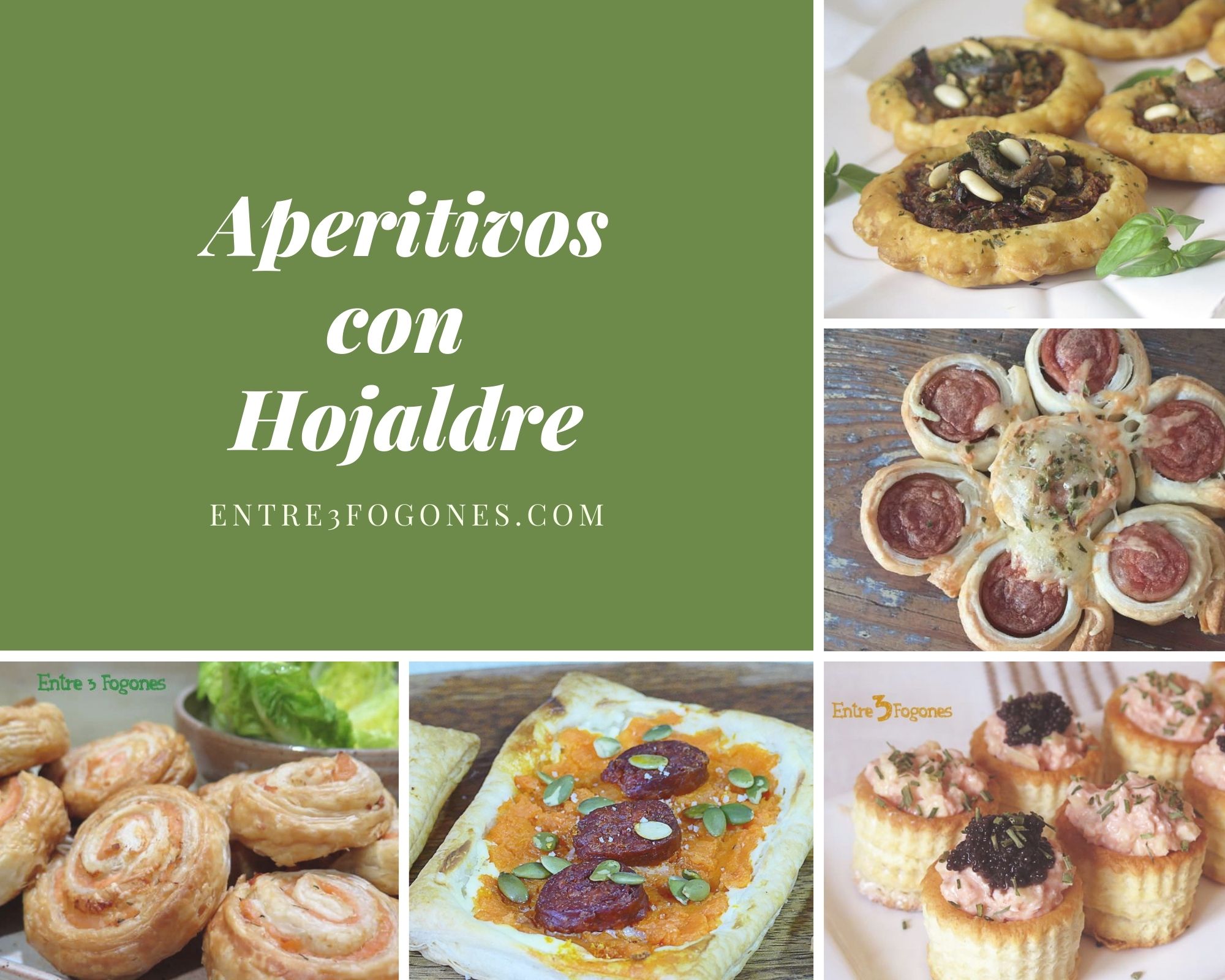 Aperitivos con Hojaldre