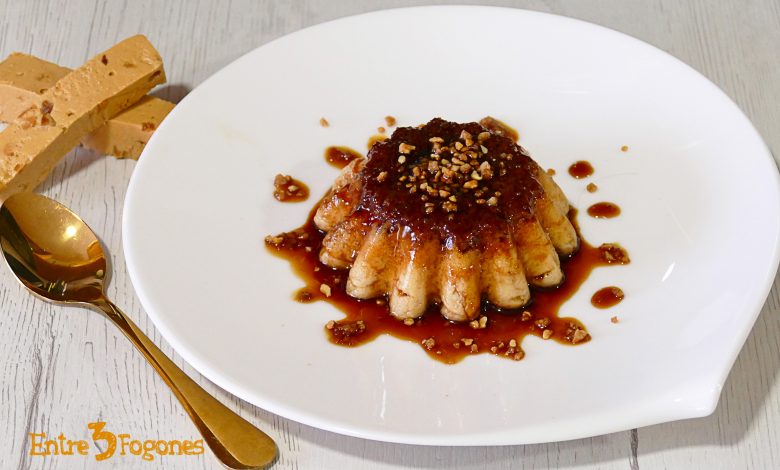 Flan de Turrón Blando