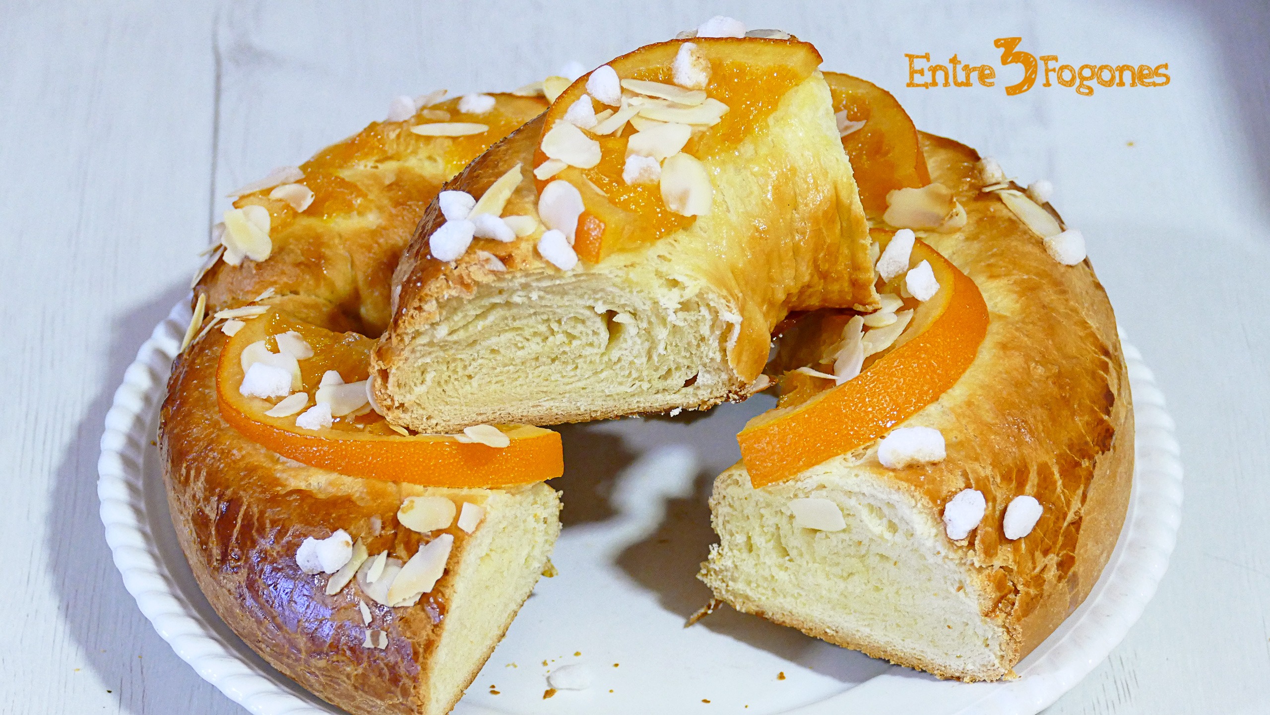 Roscón de Reyes Casero con Naranja Confitada Thermomix Roscón de Reyes Casero con Naranja Confitada Thermomix
