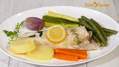 Lubina al Vapor con Verduras