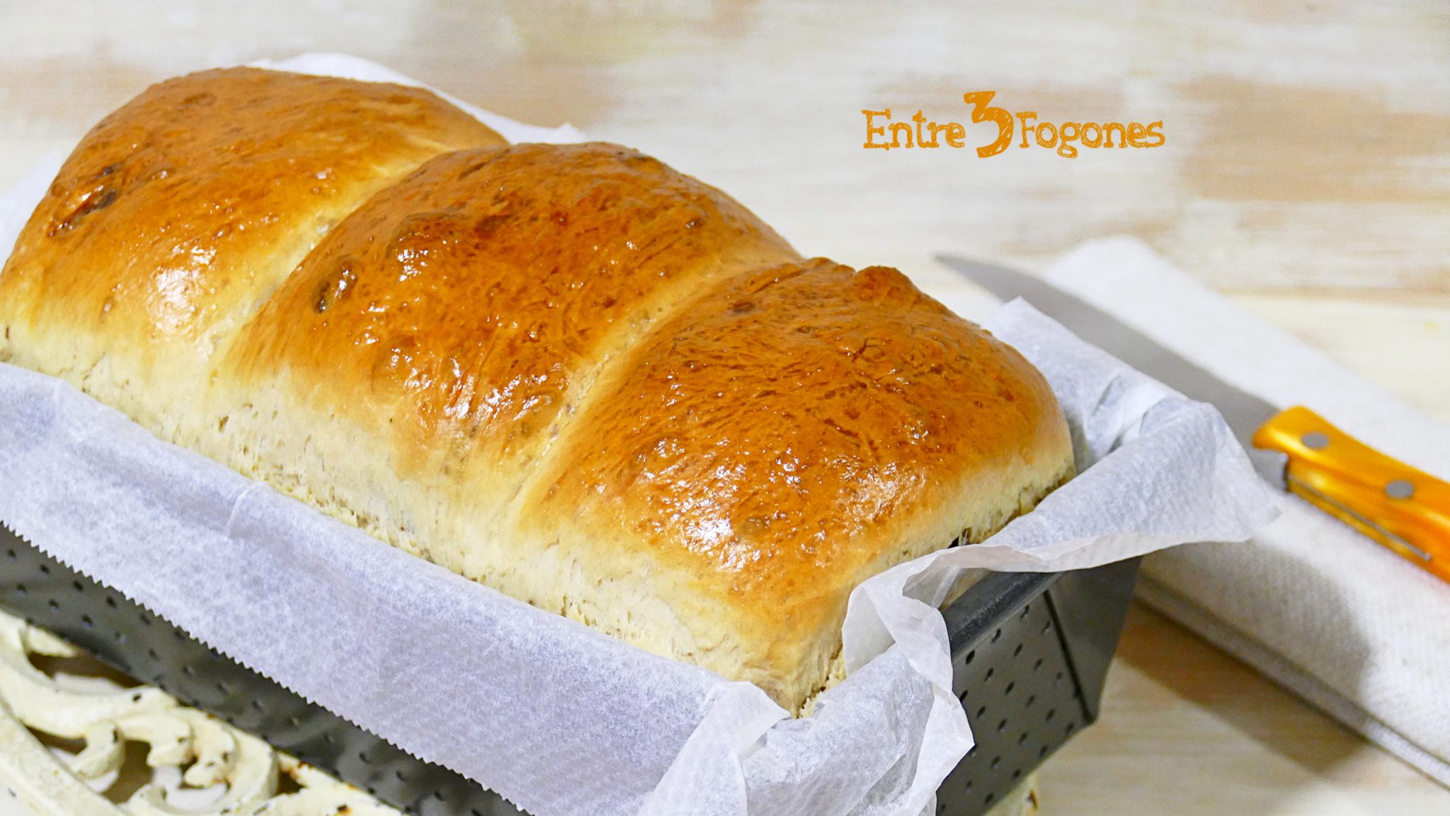 Pan Brioche con Pepitas de Chocolate