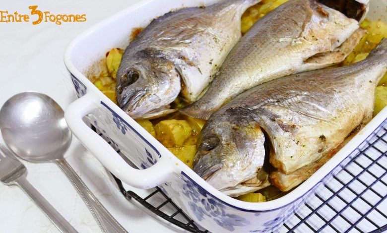 Doradas al Horno con Patatas