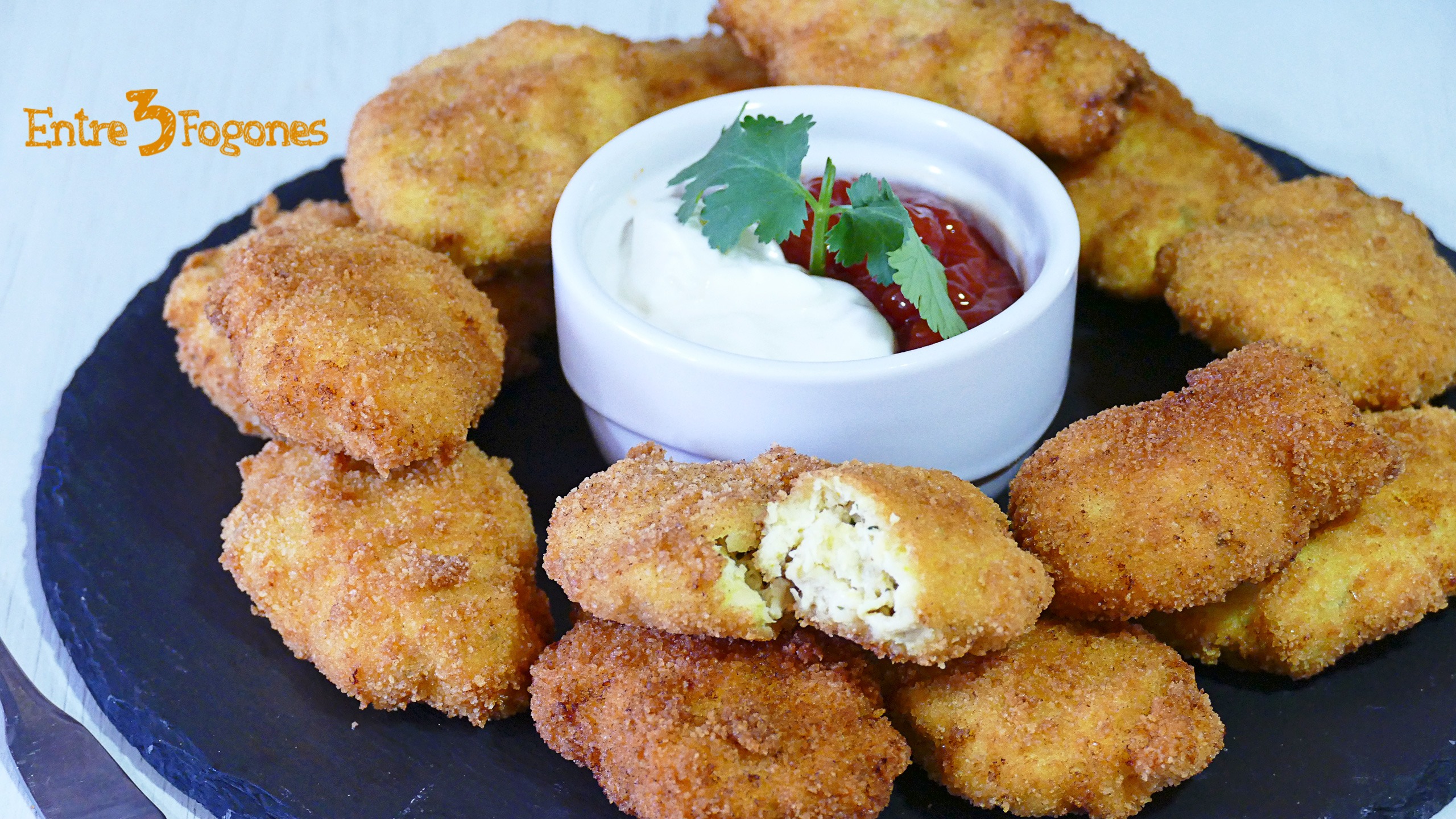 Nuggets de Pollo Caseros Nuggets de Pollo Caseros
