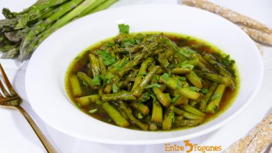 Espárragos Verdes en Salsa de Tamari