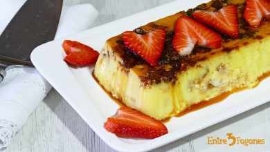 Flan de Huevo sin Horno con Bollos