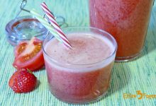 Jugo de Fresa y Tomate