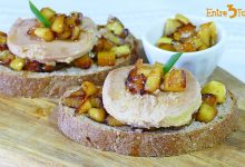 Tosta de Foie con Manzana a la Miel