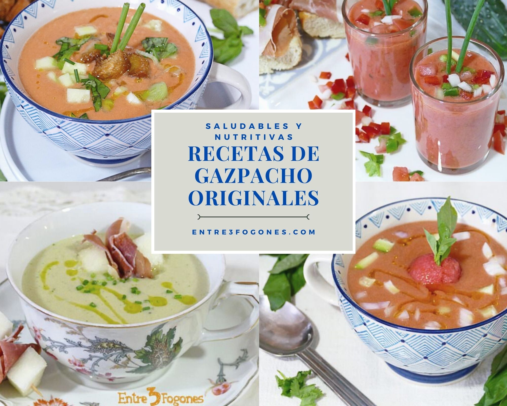 Recetas de Gazpachos Originales Recetas de Gazpachos Originales