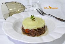 Parmentier de Patatas con Carrilleras de Cerdo al Vino Tinto
