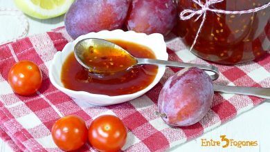 Mermelada de Ciruelas y Tomates Cherry con Thermomix
