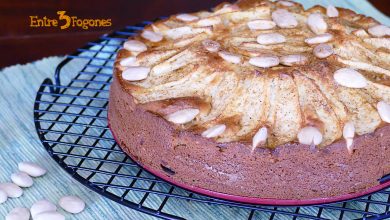 Bizcocho de Manzana con Crema de Almendras