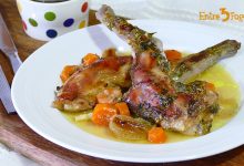 Conejo al Horno con Mostaza a la Miel