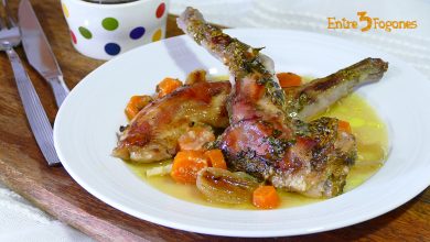 Conejo al Horno con Mostaza a la Miel
