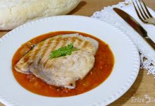 Pez Espada en Salsa de Tomate y Leche de Coco al Curry
