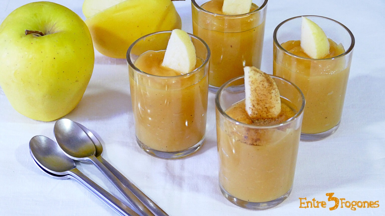 Compota de Manzana con Pera y Melocotón en Freidora de Aire