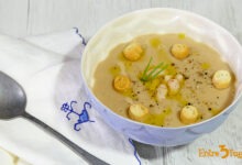Crema de Alubias Blancas al Ajo Negro