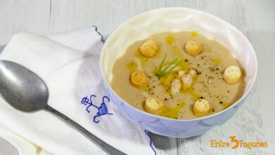 Crema de Alubias Blancas al Ajo Negro