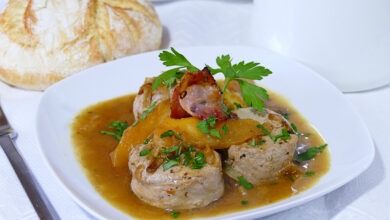 Solomillo de Cerdo en Salsa de Manzana y Sidra