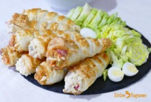 Canutillos de Hojaldre Rellenos Salados