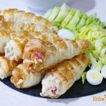 Canutillos de Hojaldre Rellenos Salados