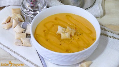 Crema de Verduras con Caldo de Pollo Casero