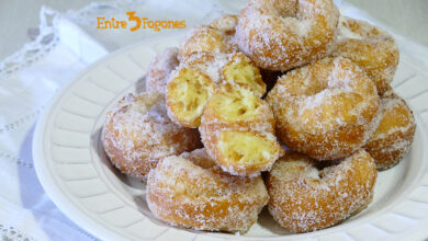 Rosquillas Esponjosas de Leche