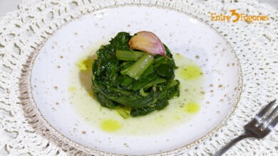 Acelgas Salteadas con Ajos