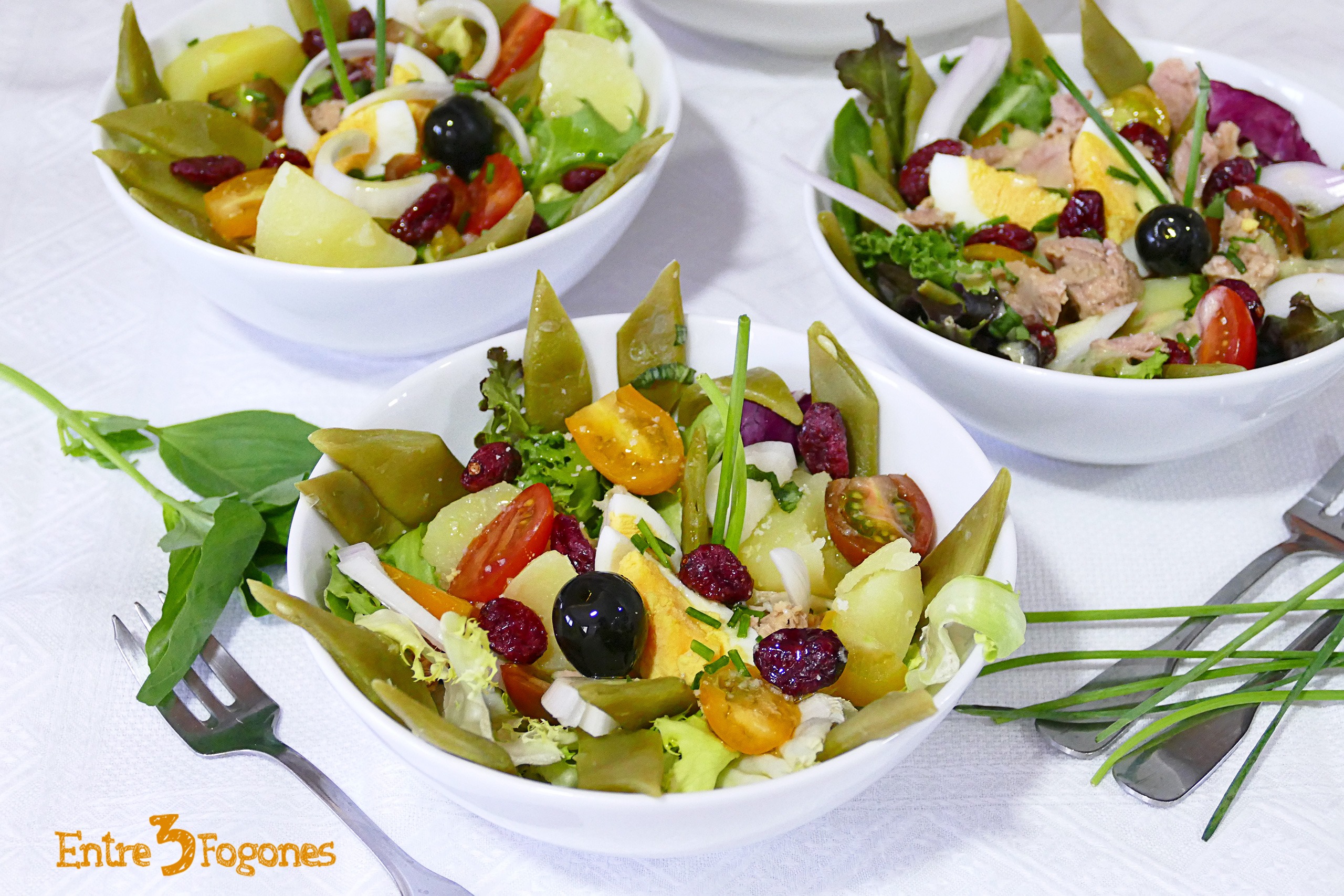 Ensalada de Judías Verdes con Patata y Atún