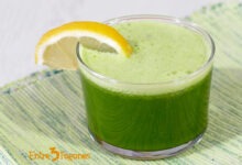 Jugo Verde de Espinacas con Pepino y Manzana