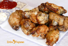 Alitas de Pollo al Limón en Freidora de Aire