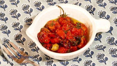 Tomates Cherry Confitados en Freidora de Aire