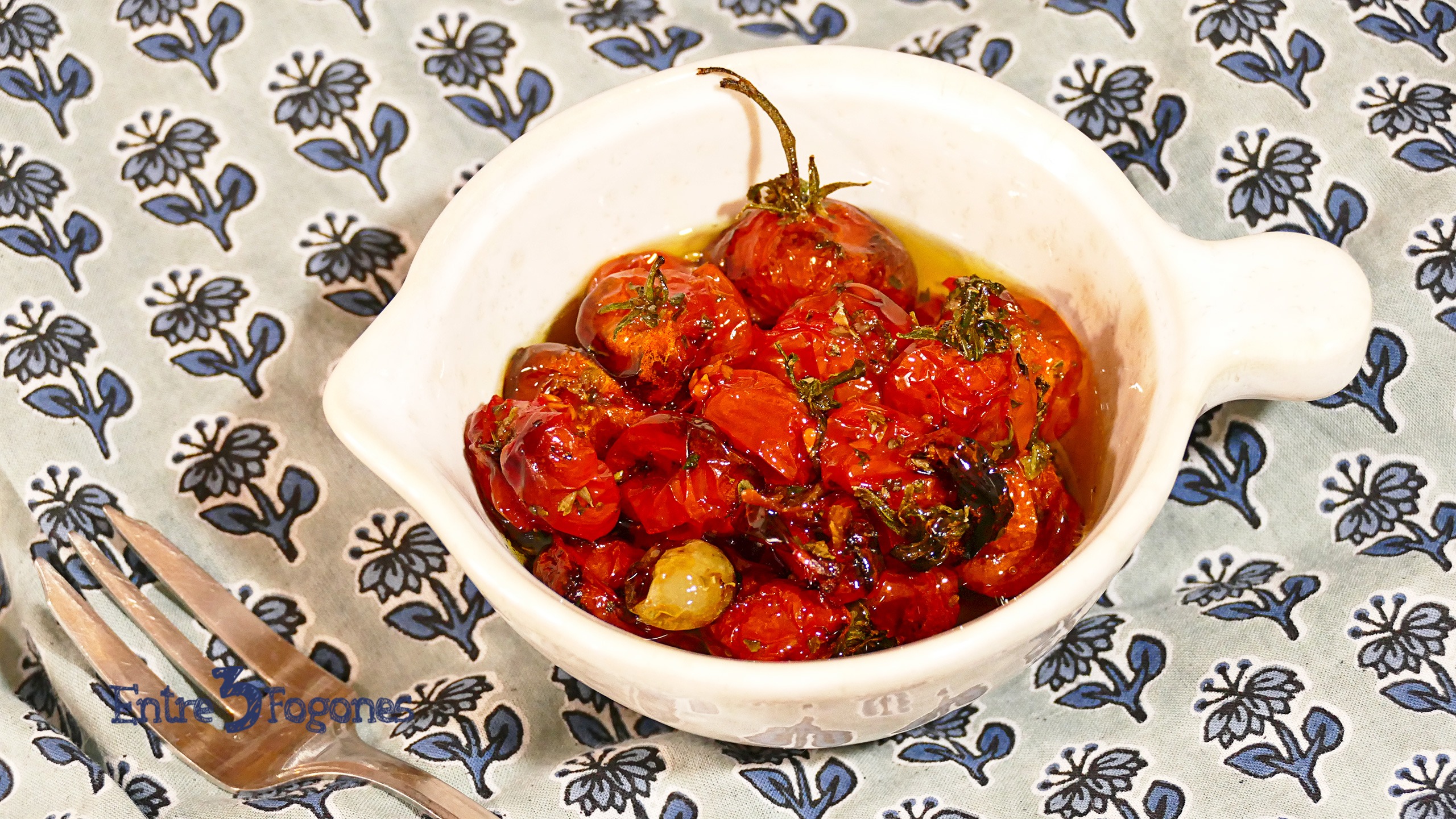 Tomates Cherry Confitados en Freidora de Aire