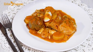 Bacalao Fresco en Salsa de Gazpacho Andaluz