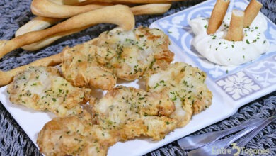 Cocochas de Bacalao Rebozadas