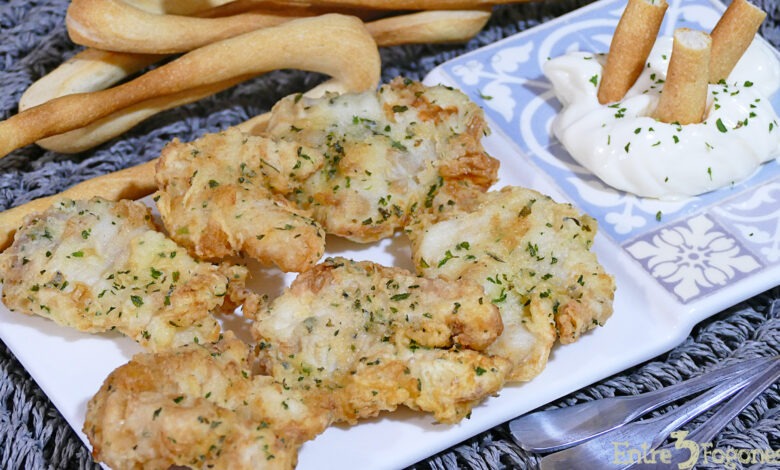 Cocochas de Bacalao Rebozadas