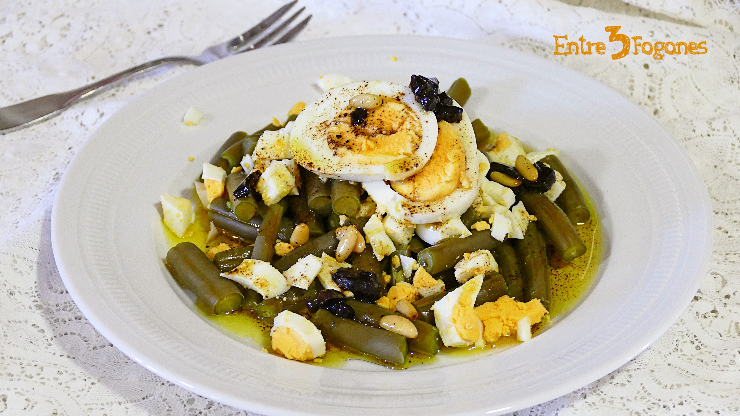 Ensalada Templada de Judías Verdes con Huevo Ensalada Templada de Judías Verdes con Huevo