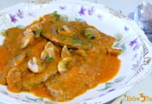 Fricandó de Ternera con Champiñones