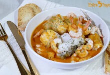 Rape con Gambas a la Americana