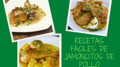 Recetas Fáciles de Jamoncitos de Pollo